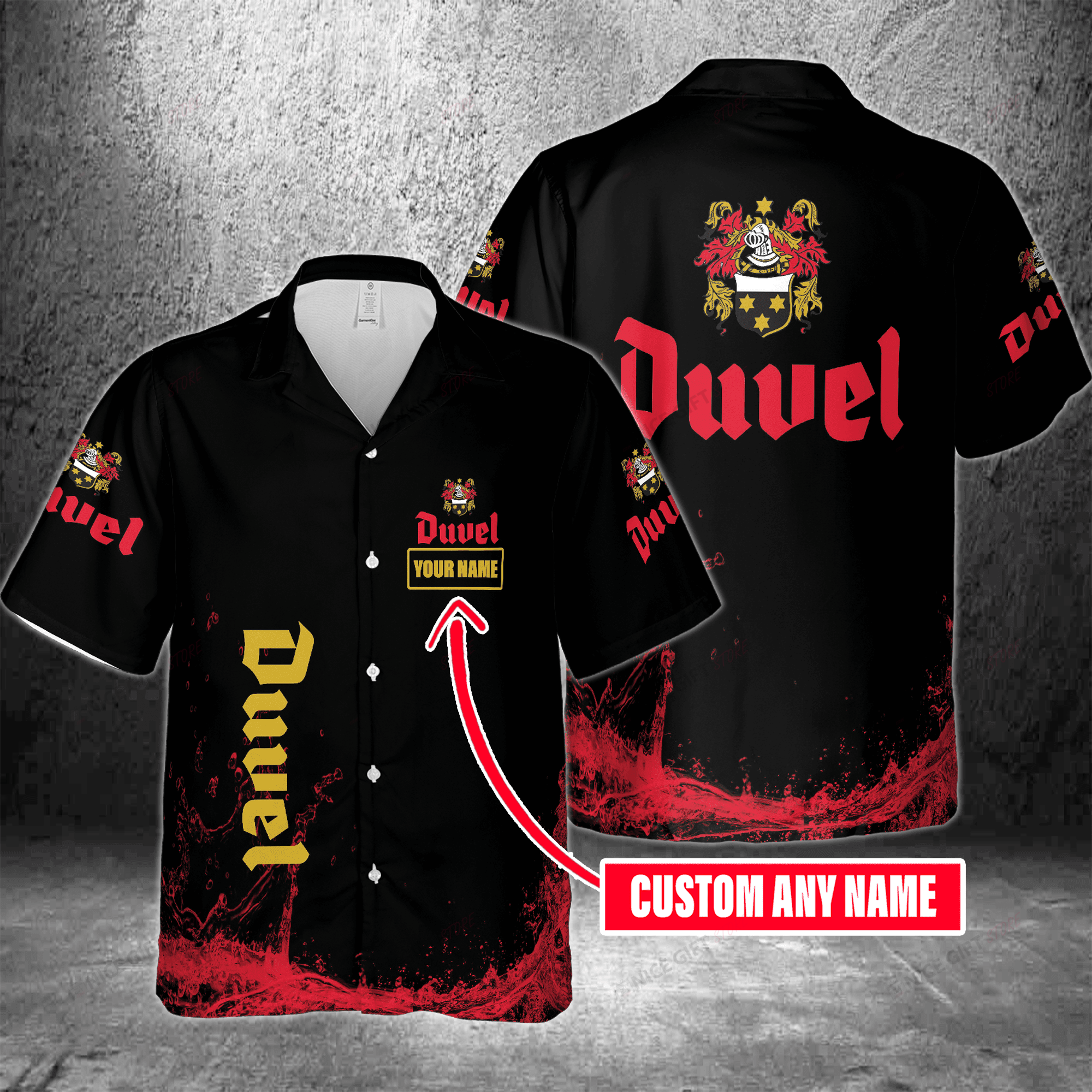 Duvel Custom Name Hawaiian Shirt  For Men And Women