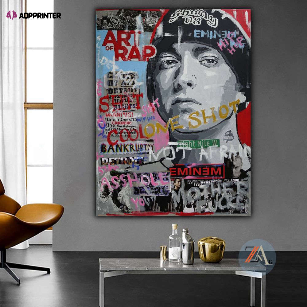 Eminem Funny Poster – Gift For Home Decoration