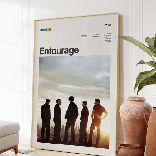 Entourage Tv Series Poster – Modern Tv Series Poster – Gift For Home Decoration