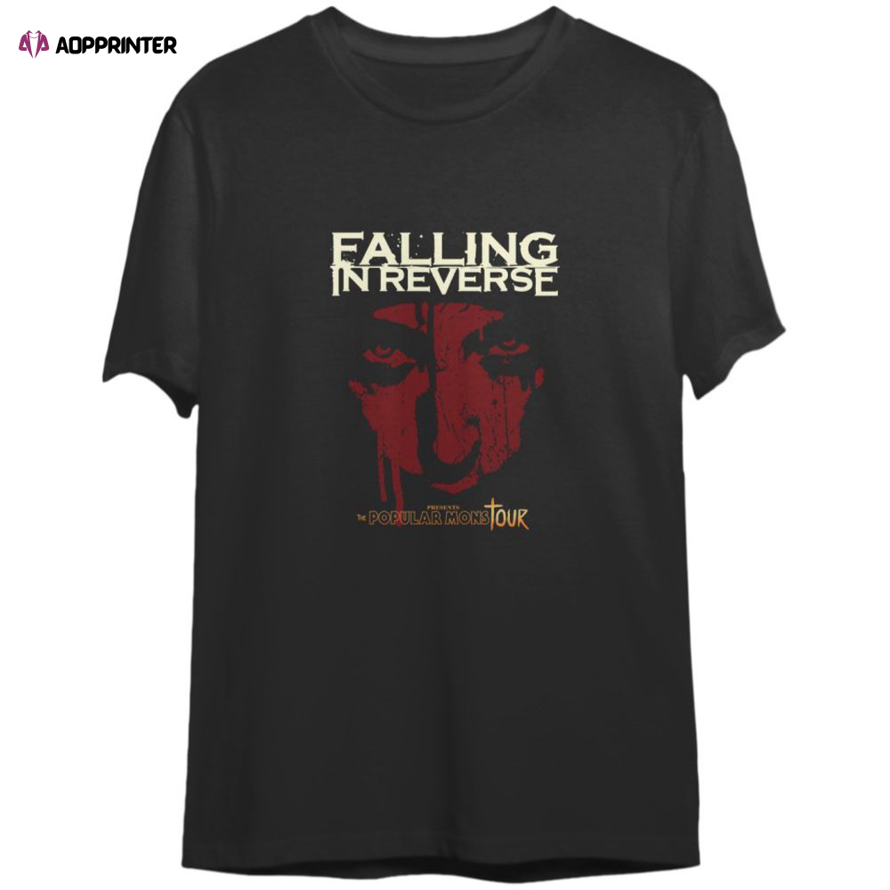 Falling In Reverse The Popular Mons Tour 2023 Shirt, Falling In Reverse Rock Band Fan Shirt