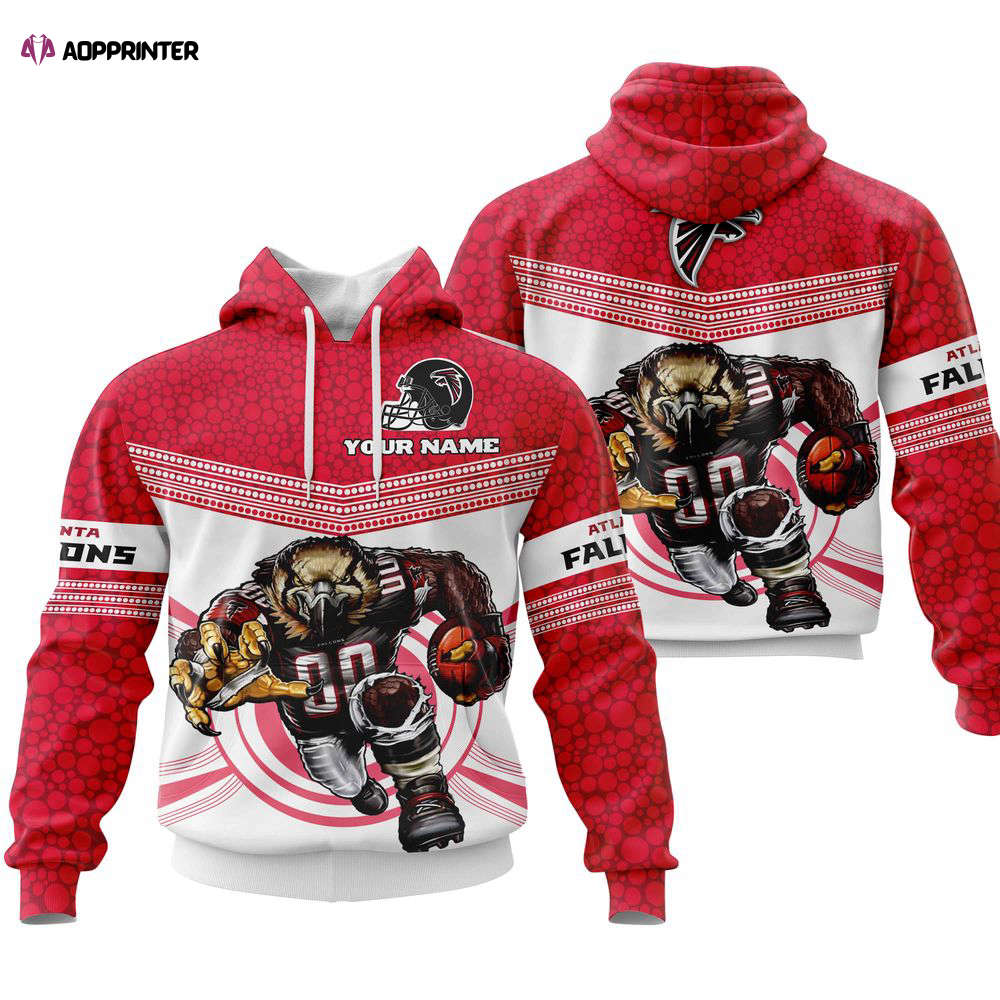 Fathead Mascot Hoodie  Personalized-Atlanta Falcons For Men And Women