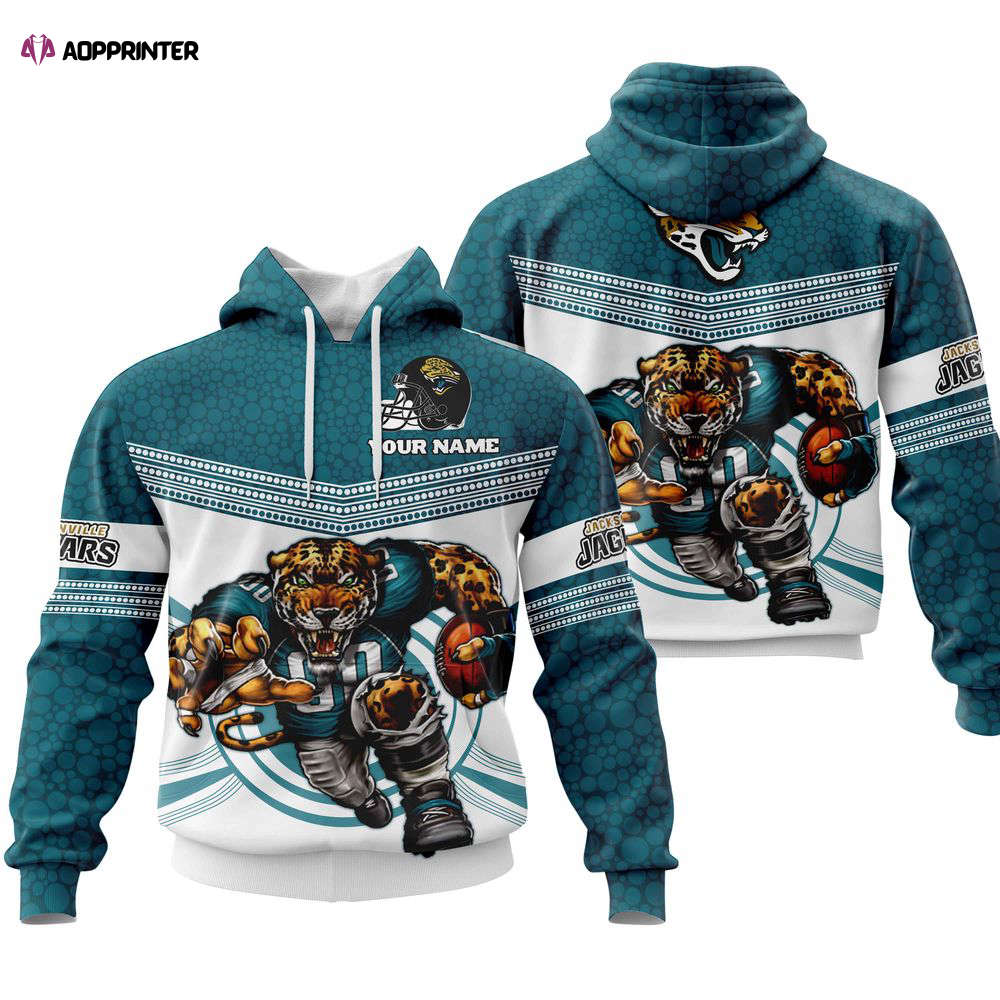 Fathead Mascot Hoodie  Personalized- Jacksonville Jaguars, For Men And Women