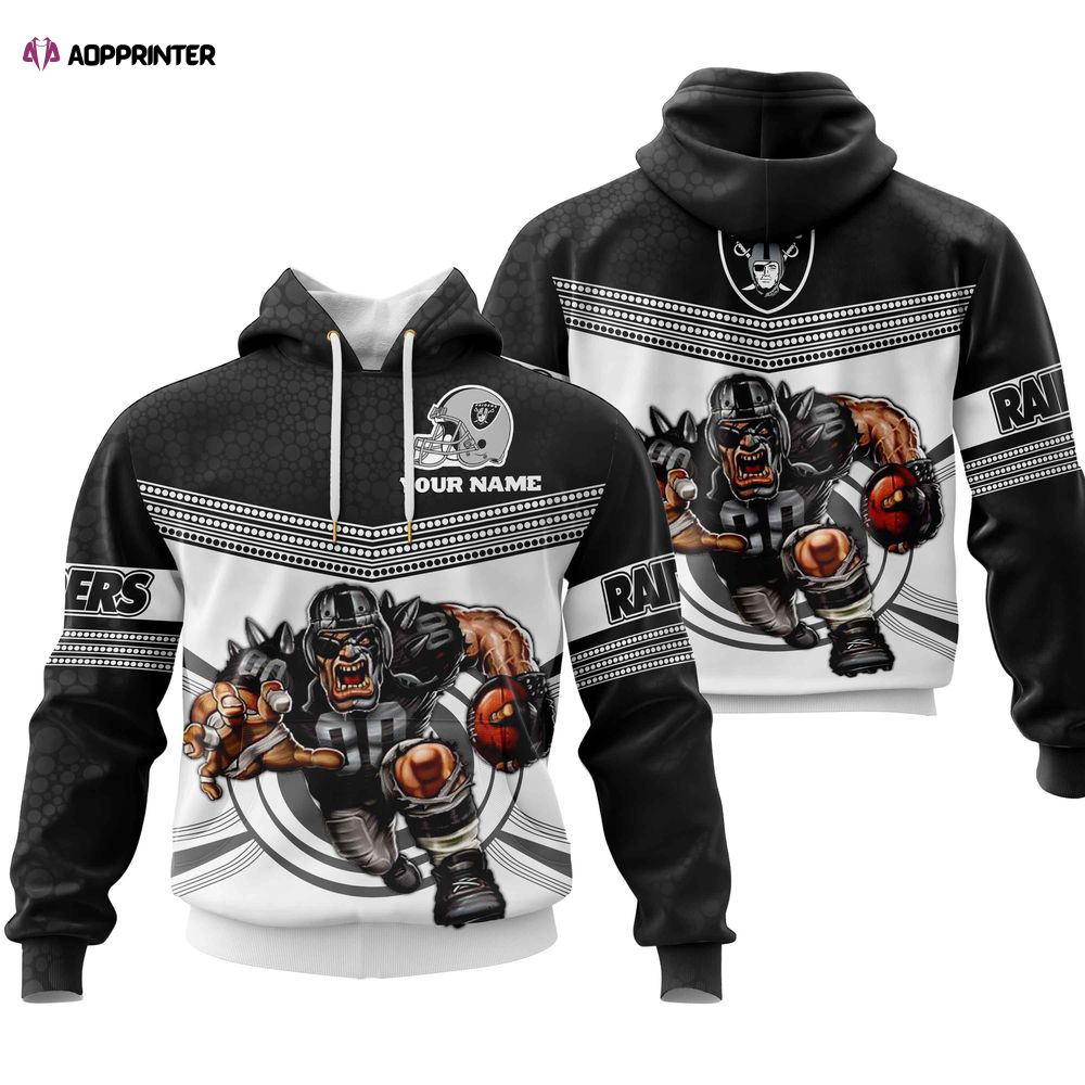 Fathead Mascot Hoodie  Personalized- Las Vegas Raiders For Men And Women