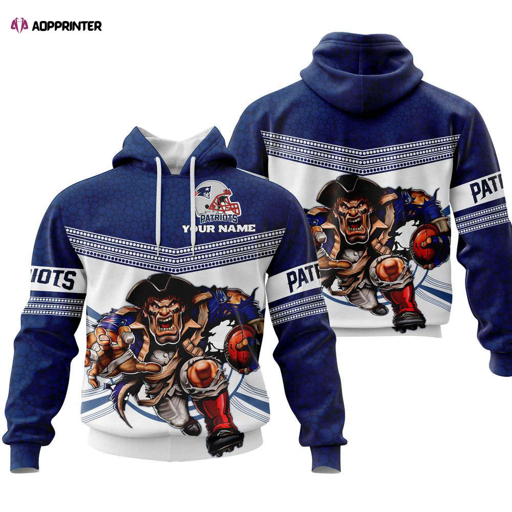 Fathead Mascot Hoodie  Personalized- New England Patriots For Men And Women