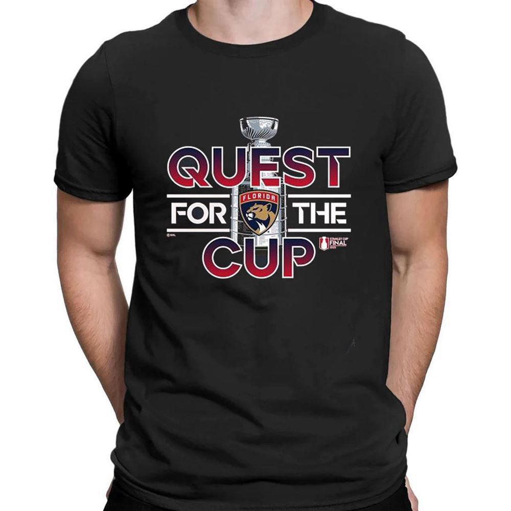 Florida Panthers Quest For The Cup Stanley Cup Final 2023 T-shirt For Fans