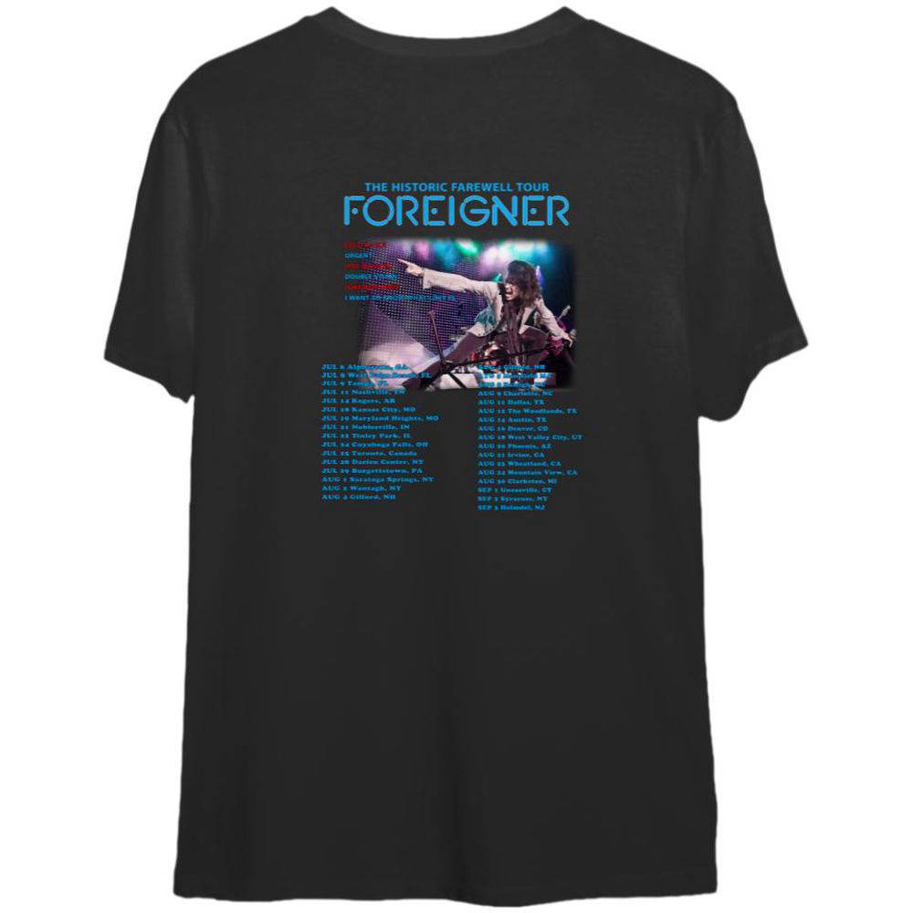 Foreigner The Historic Farewell Tour 2023 Shirt, Foreigner 2023 Concert Shirt