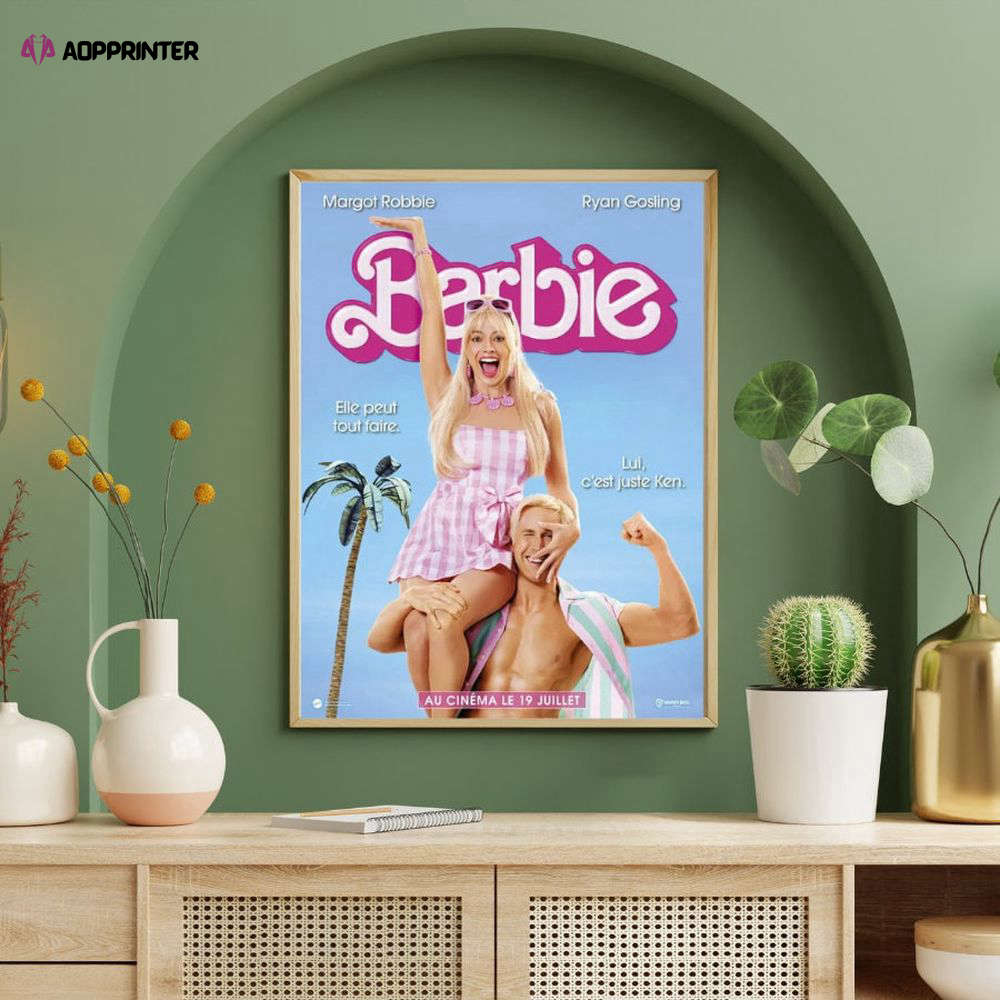 French Barbie Poster –  Barbie 2023 Movie Poster – Gift For Home Decor