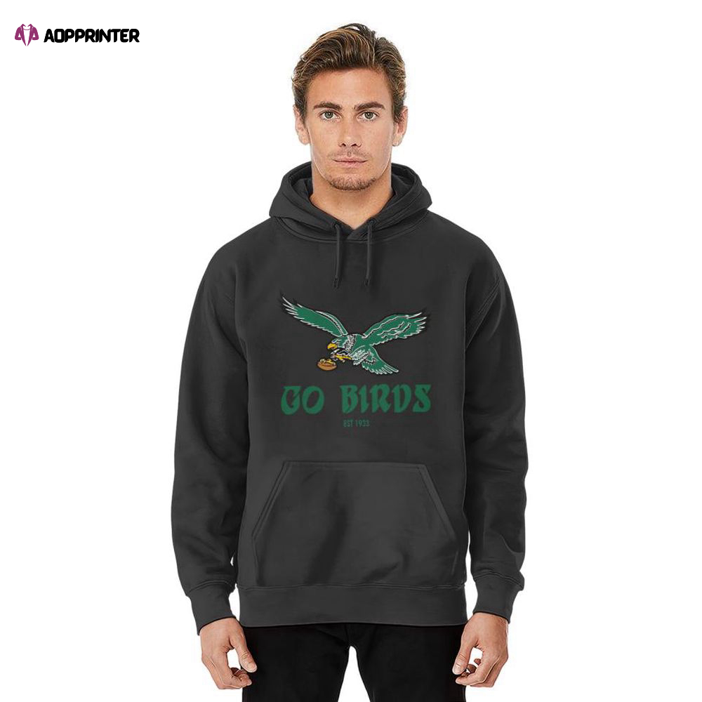 Go Birds Est 1933 Hoodie, Gift For Men And Women, Vintage Eagles Philadelphia