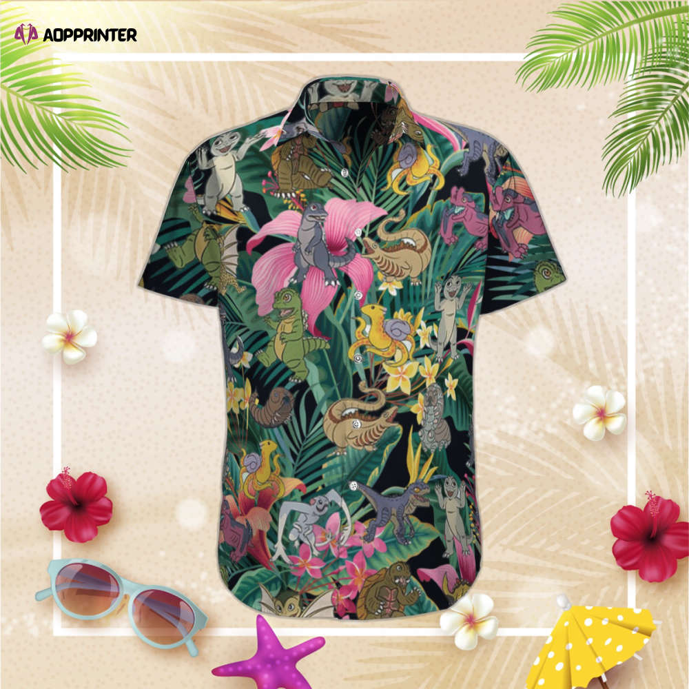 Godzilla World Tropical Hawaiian Shirt, Gift For Men Women