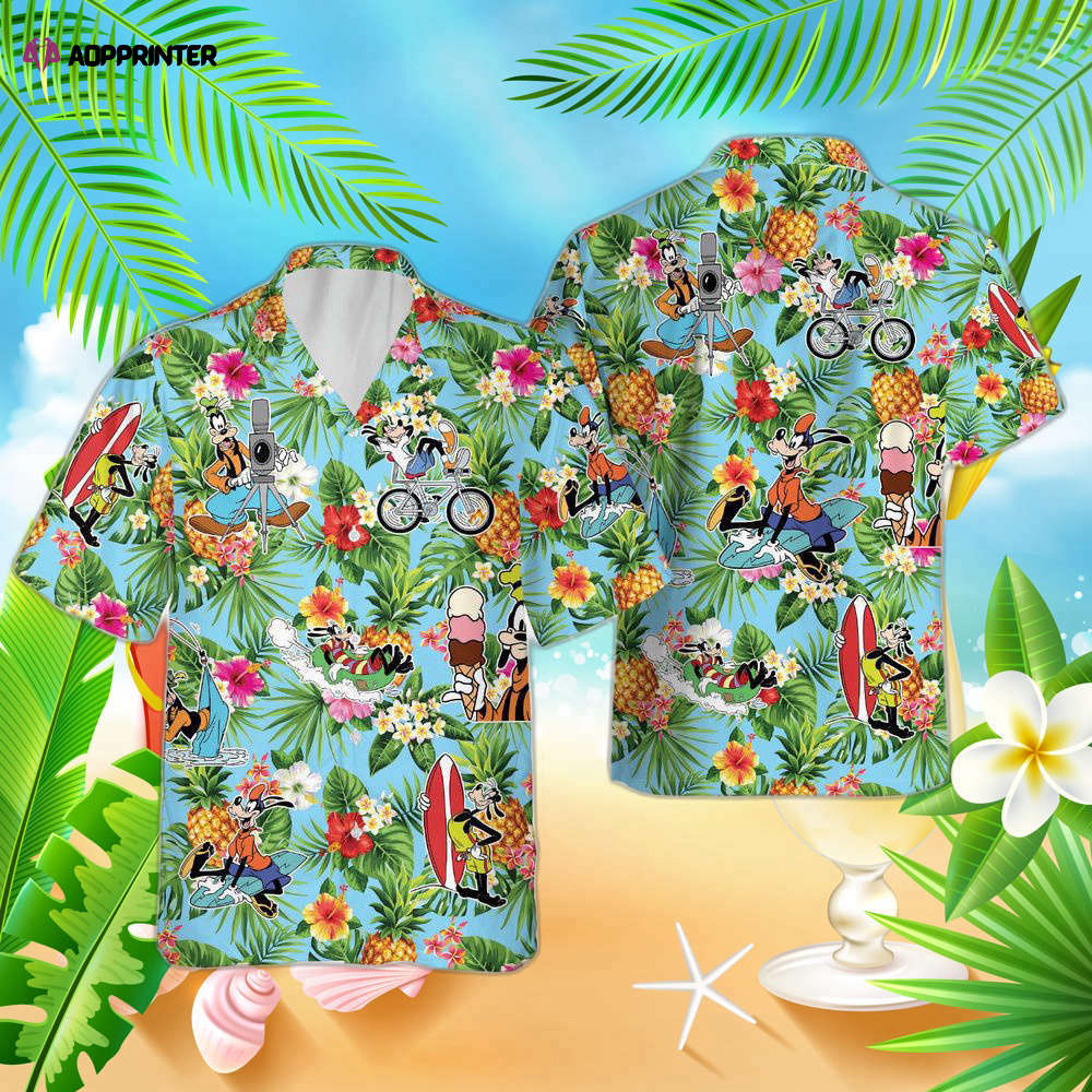 Goofy a Movie Hawaiian Shirt, Disneyland Beach Hawaii, For Men Women