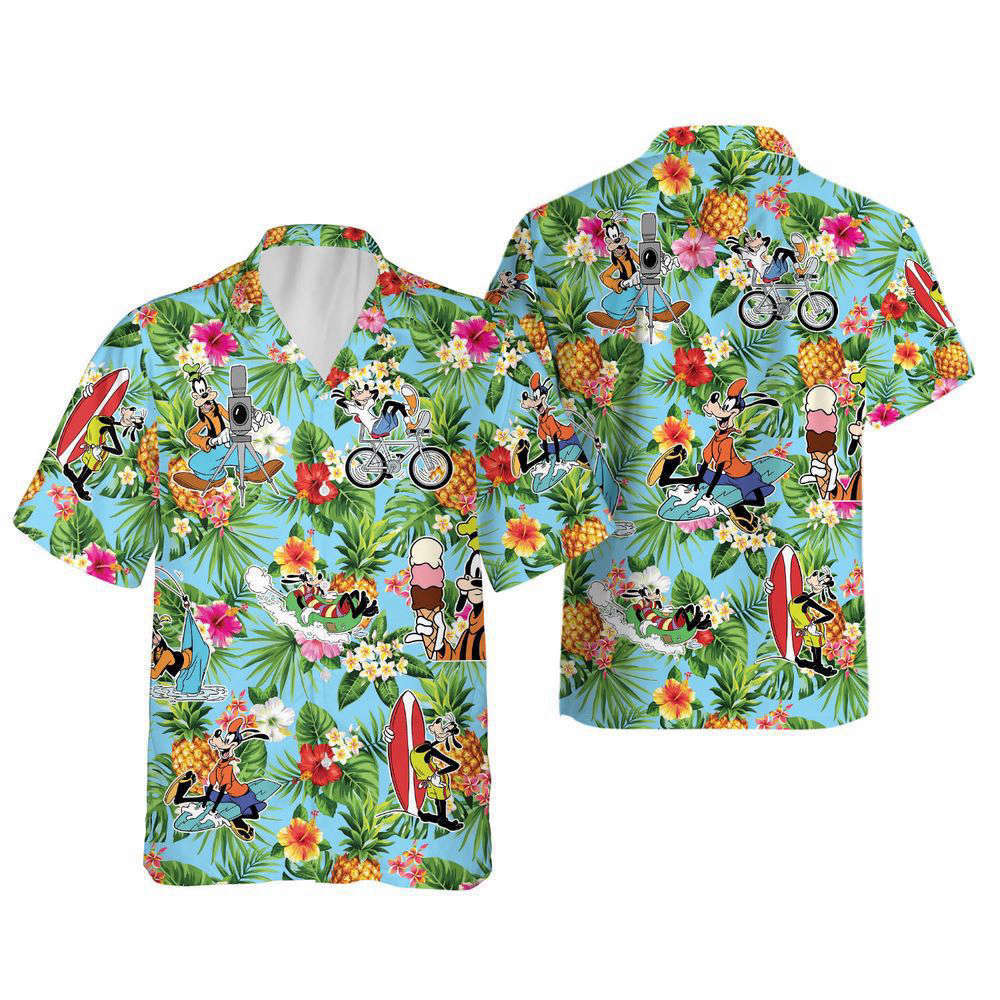 Goofy a Movie Hawaiian Shirt, Disneyland Beach Hawaii, For Men Women