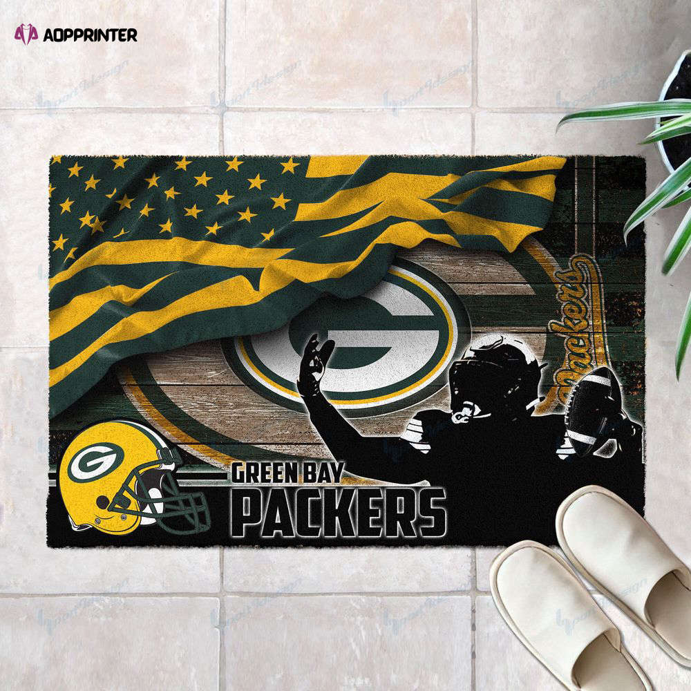 Green Bay Packers Personalized  Doormat, Best Gift For Home Decor