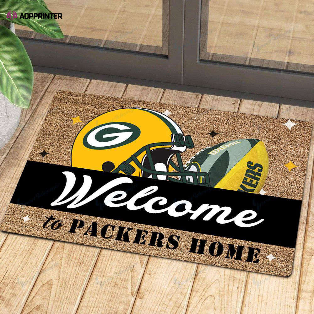 Green Bay Packers Doormat, Gift For Home Decor