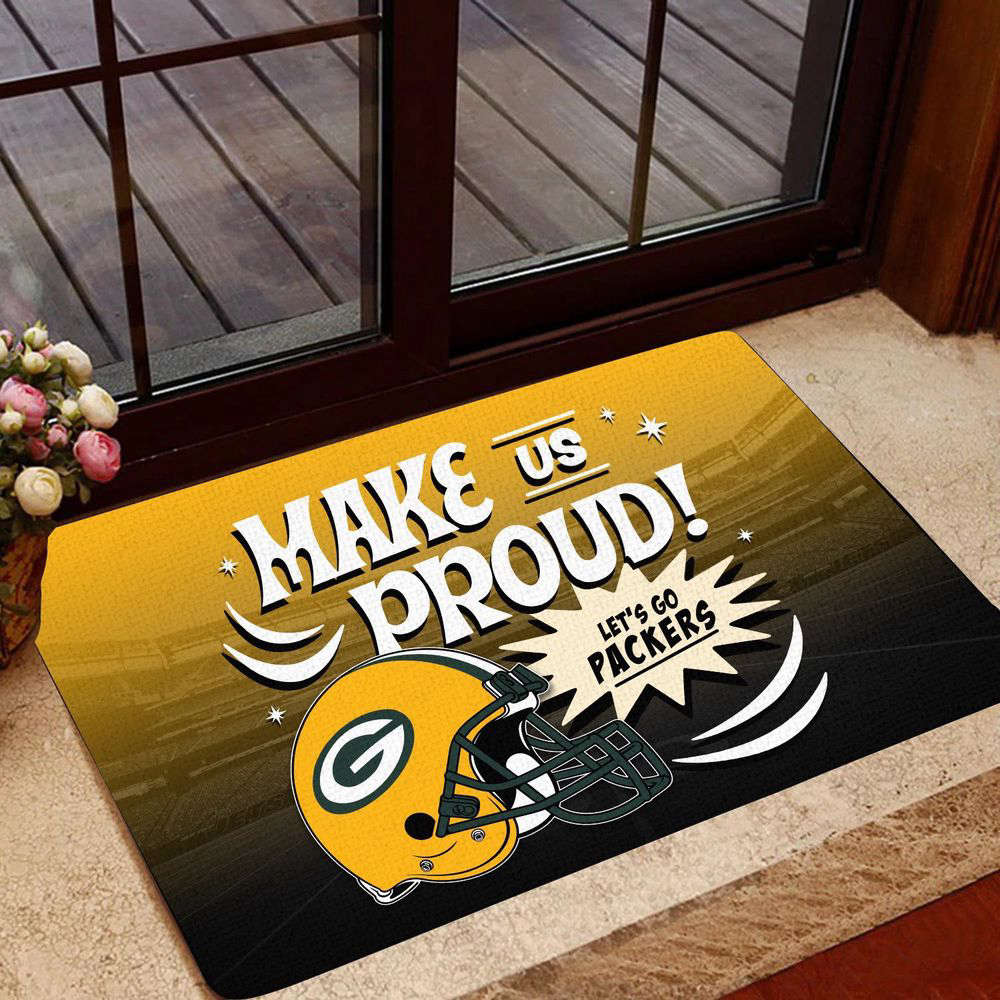 Green Bay Packers Doormat, Gift For Home Decor