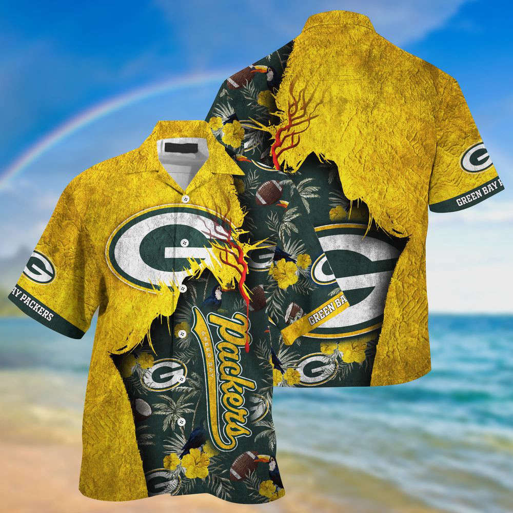 Green Bay Packers NFL-God Hawaii Shirt New Gift For Summer