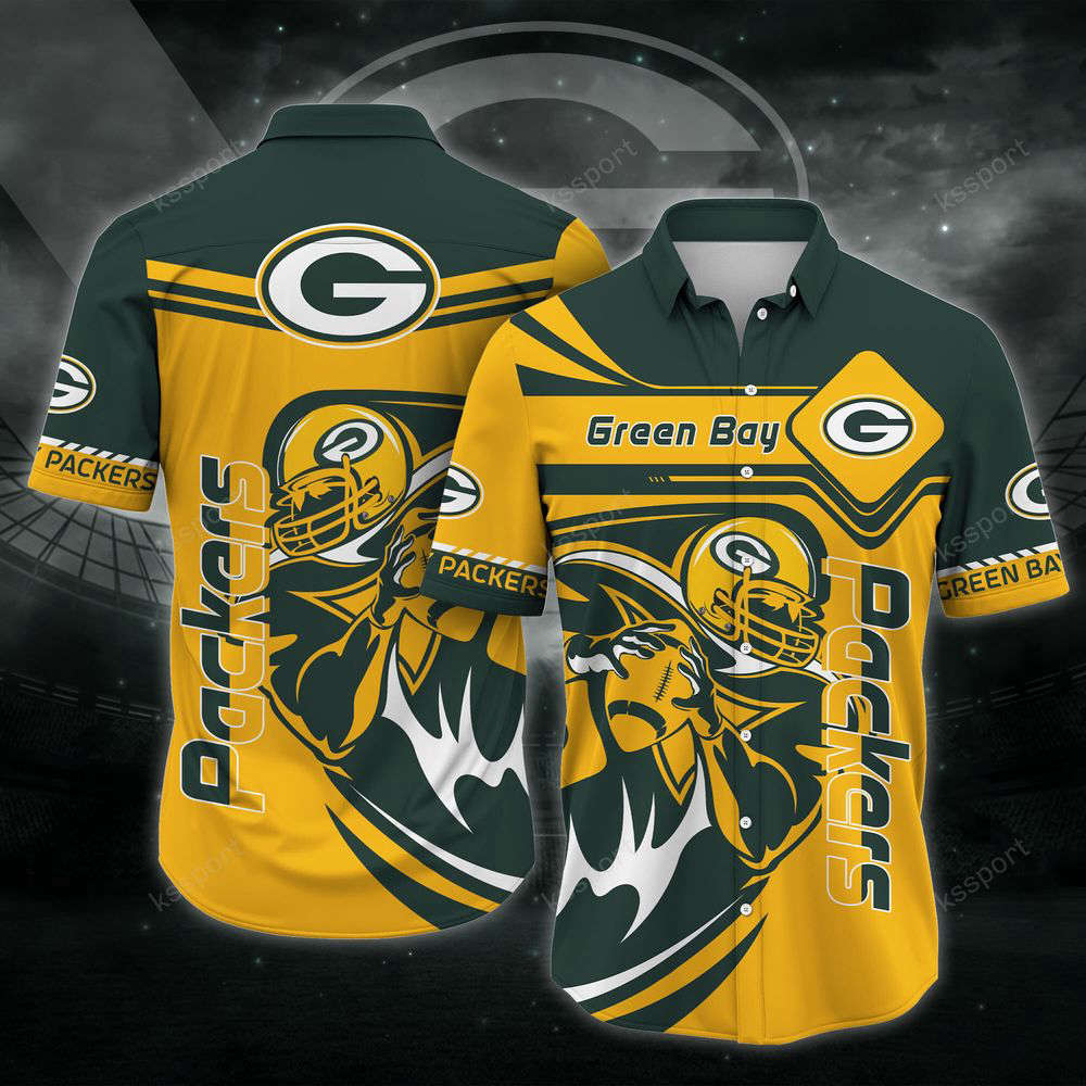 Green Bay Packers NFL-Hawaii Shirt New Trending Summer  For Men And Women