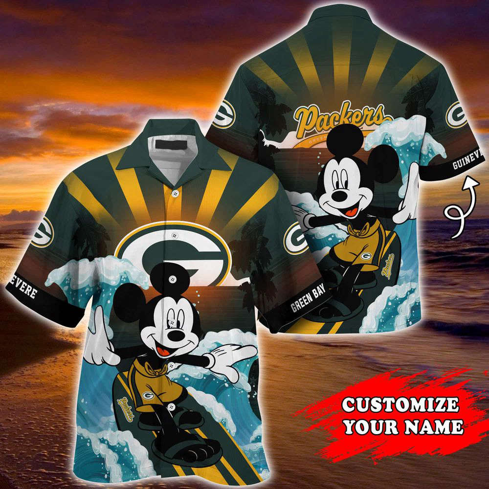 Green Bay Packers NFL-Summer Customized Hawaii Shirt For Sports Fans