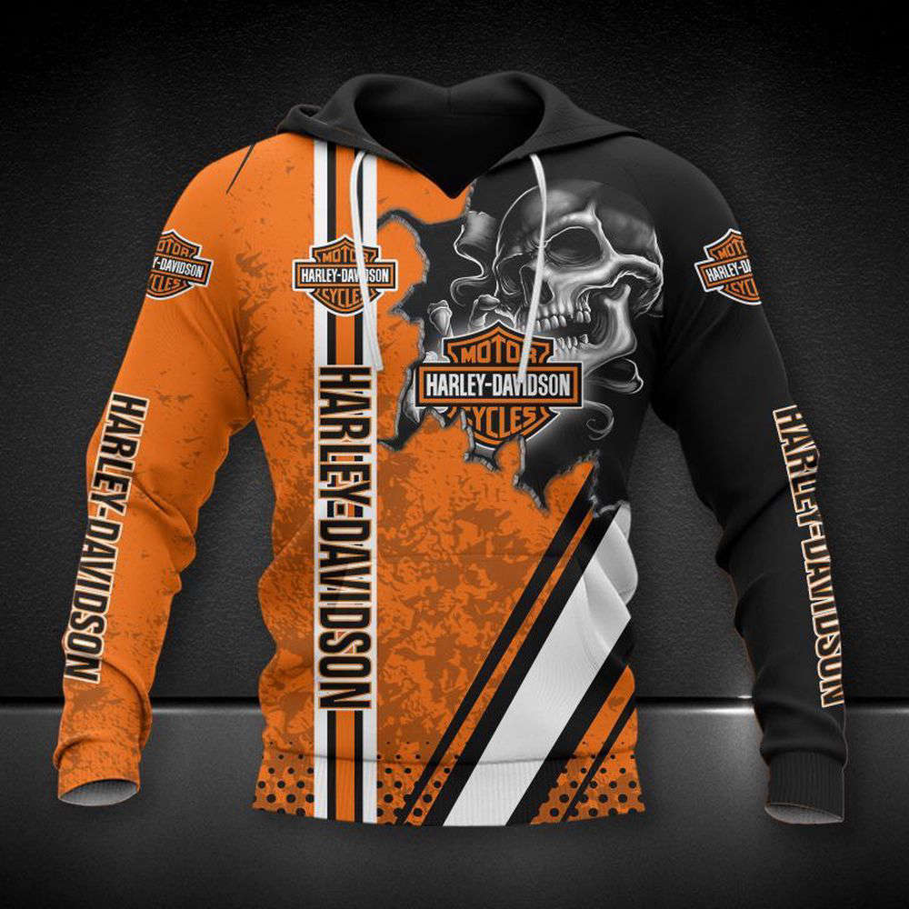 Harley-Davidson Printing Hoodie, For Men And Women