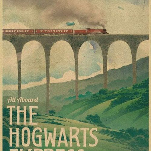 Harry Potter Movie Poster  Hogwart Castle Poster – Gift For Home Decoration