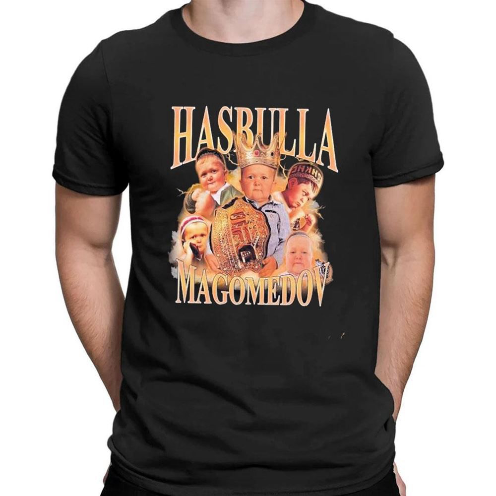 Hasbulla Magomedov King Meme T-shirt For Men Women Free Hasbulla T-shirt For Men Women