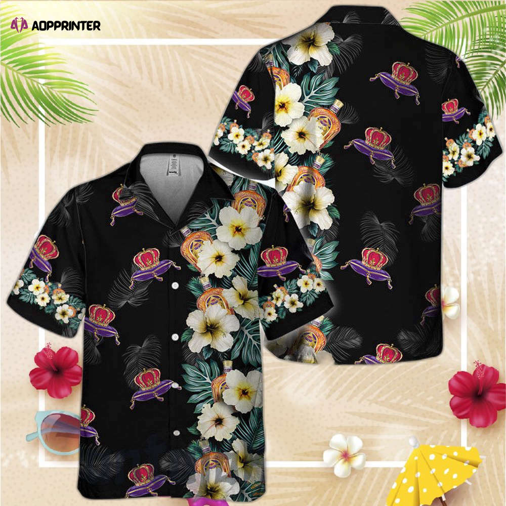 Hibiscus Palm Leaves Crown Royal Hawaiian Shirt For Men And Women