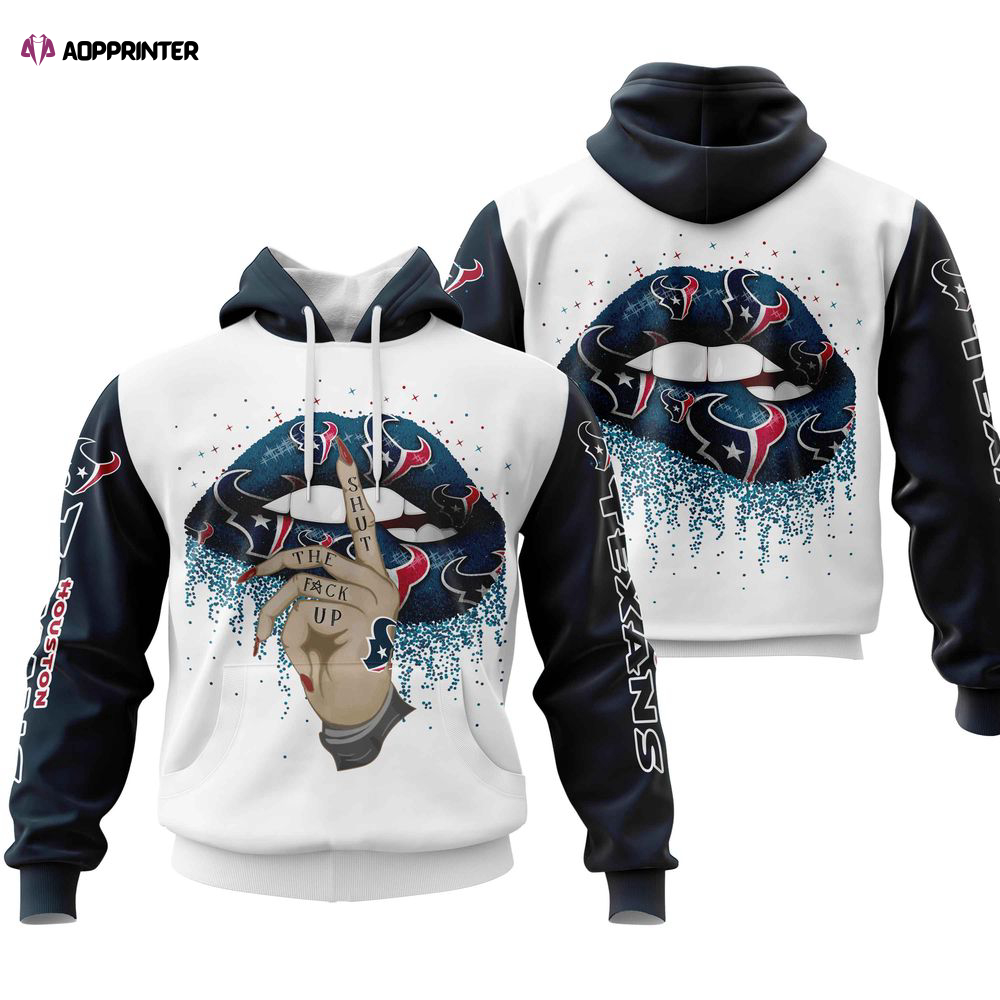 Houston Texans Lips Hoodie, Gift For Men And Women