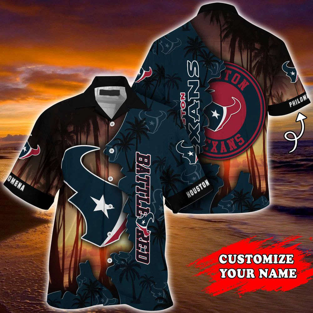 Houston Texans NFL-Customized Summer Hawaii Shirt For Sports Enthusiasts