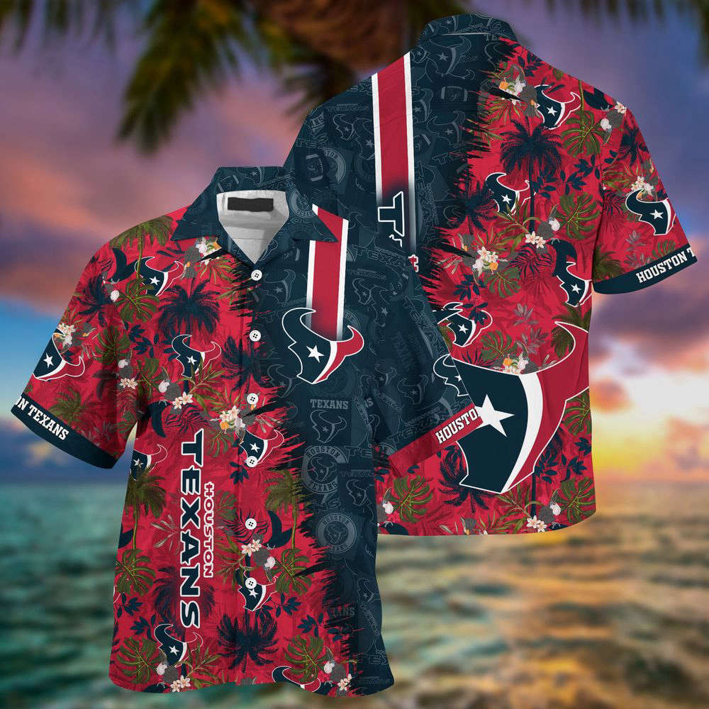 Houston Texans NFL-Summer Hawaii Shirt And Shorts For Your Loved Ones