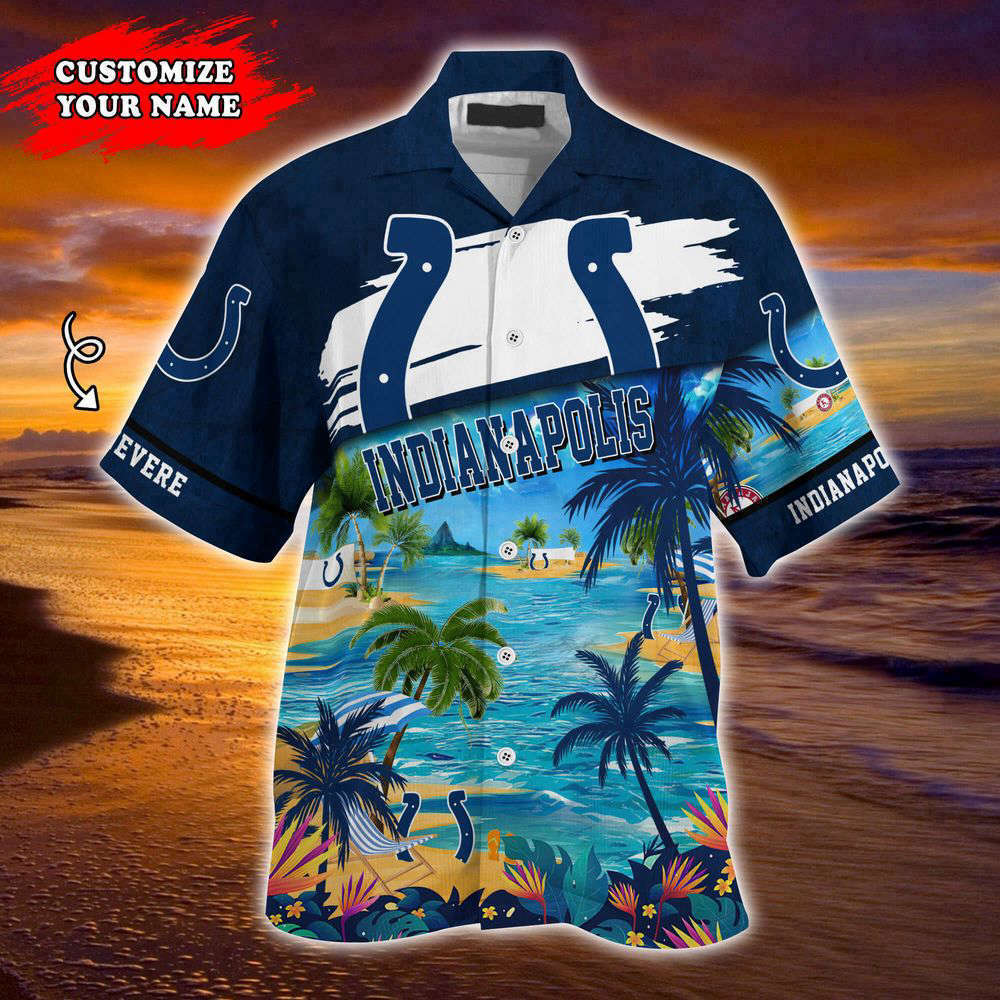 Indianapolis Colts NFL-Customized Summer Hawaii Shirt For Sports Fans