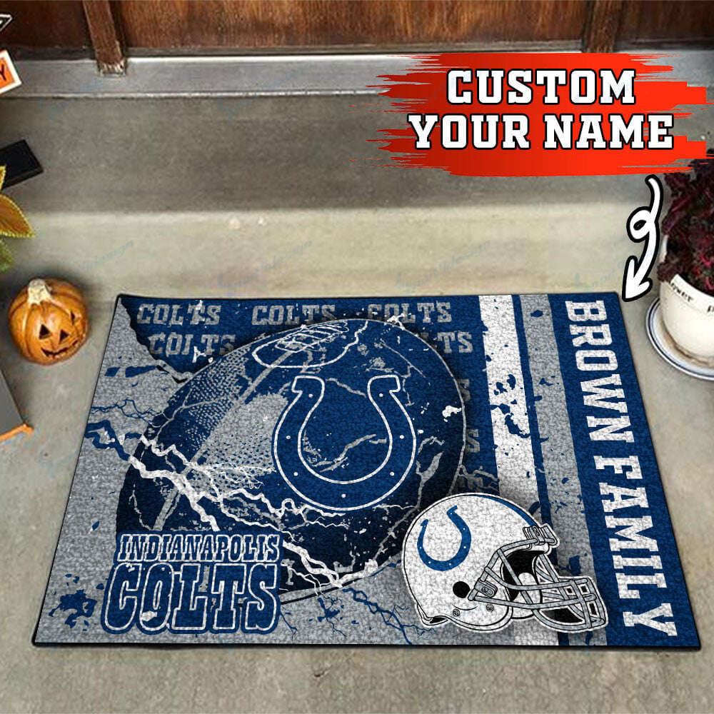 Indianapolis Colts Personalized Doormat, Gift For Home Decor