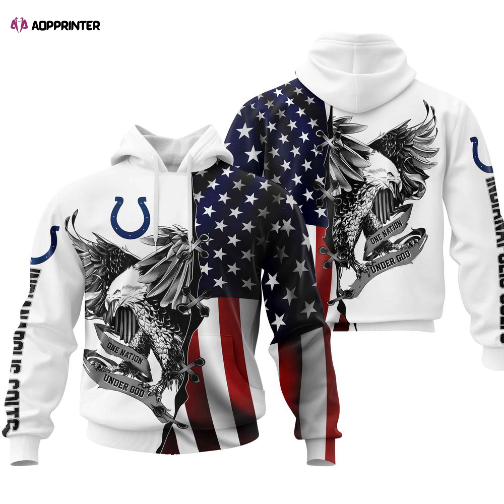 Kansas City Chiefs USA Flag Eagle Hoodie, For Men And Women