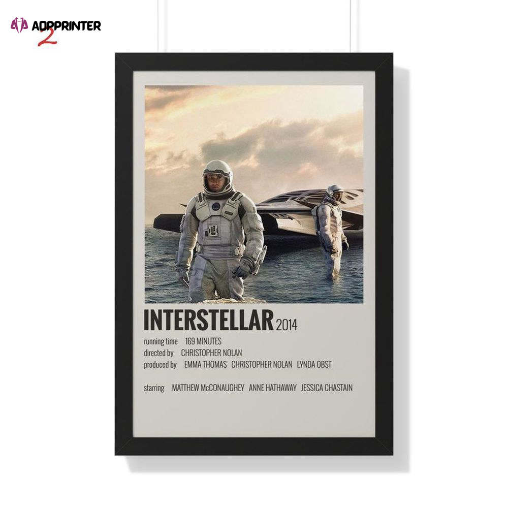 Interstellar Movie Poster – Interstellar Print – Minimalist Movie Poster – Gift For Decor