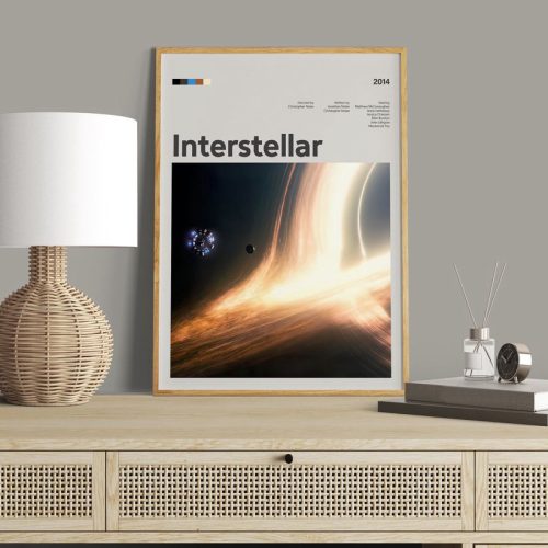 Interstellar Movie Poster  Movie Minimalist Poster – Gift For Home Decoration