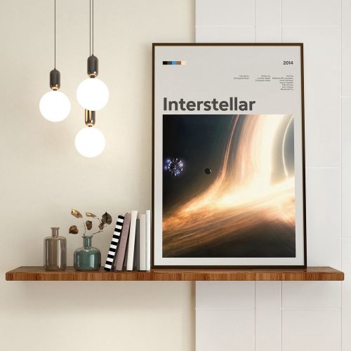 Interstellar Movie Poster  Movie Minimalist Poster – Gift For Home Decoration