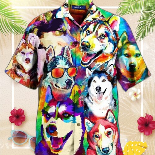 It’s A Husky Not A Freaking Wolf Hawaiian Shirt, Gift For Men And Women