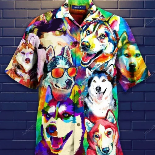 It’s A Husky Not A Freaking Wolf Hawaiian Shirt, Gift For Men And Women