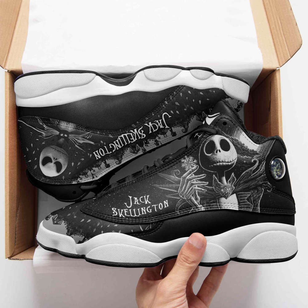 Jack Skellington Air Jordan 13 Sneakers, Best Gift For Men And Women