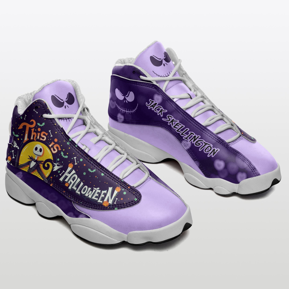 Jack Skellington Halloween Air Jordan 13 Sneakers, Gift For Men And Women