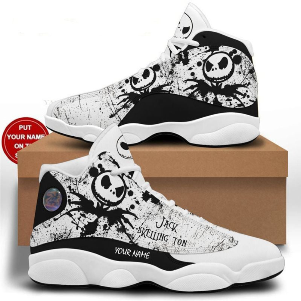 Jack Skellinton Air Jordan 13 Sneakers, Best Gift For Men And Women