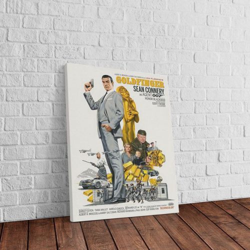 James Bond 007, Goldfinger, Movie Poster – Gift For Home Decoration