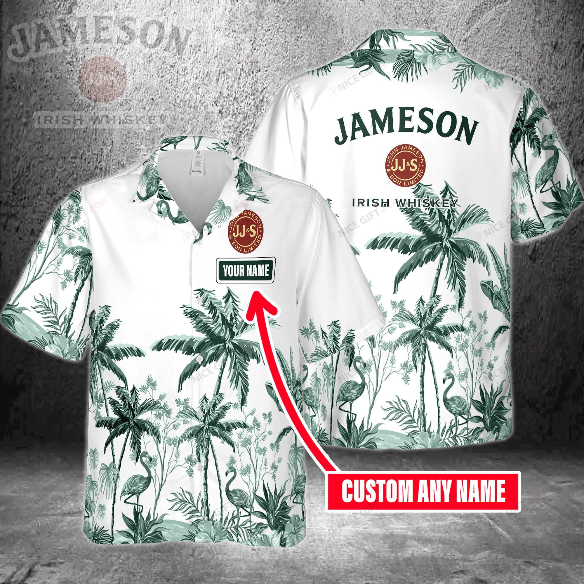 Jim Beam Custom Name Hawaiian Shirt For Men And Women