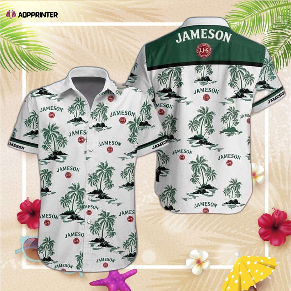 Jameson Tropical Pattern Hawaiian Shirt For Men Women