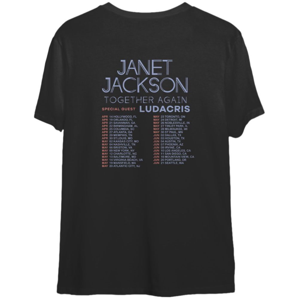 Janet Jackson Together Again Tour 2023 Shirt For Men And Women