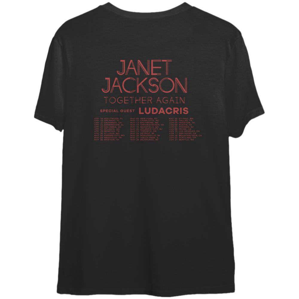 Janet Jackson Together Again Tour 2023 T-Shirt For Men And Women