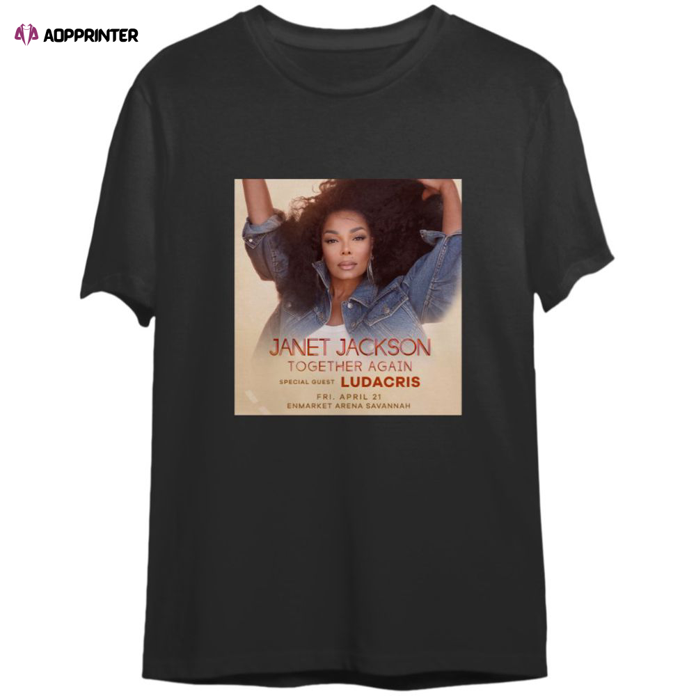 Janet Jackson Together Again Tour 2023 T-Shirt For Men And Women