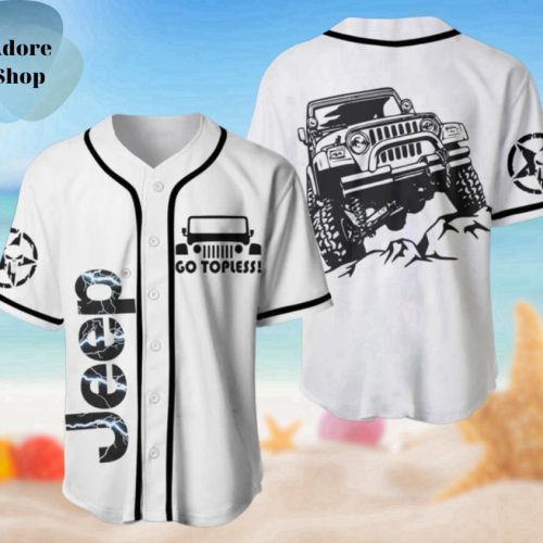 Jeep Halloween Baseball Jersey Shirt, Perfect Holiday Gift For Men