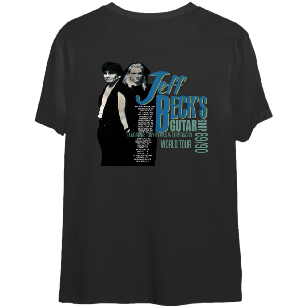 Jeff Beck Guitar Shop Tour T-Shirt For Men And Women