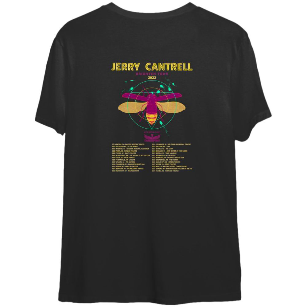 Jerry Cantrell Brighten Tour 2023 T-Shirt For Men And Women