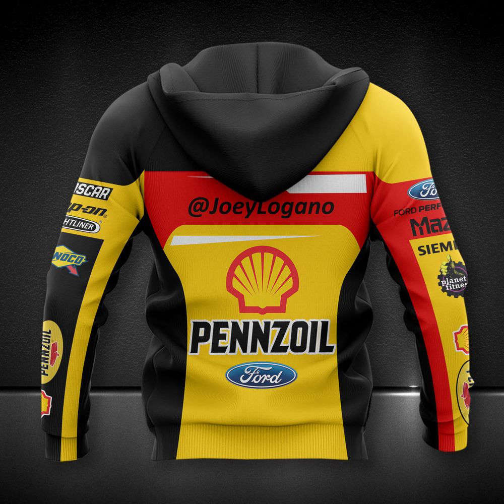 Joey Logano – Team Penske Printing Hoodie, For Men And Women