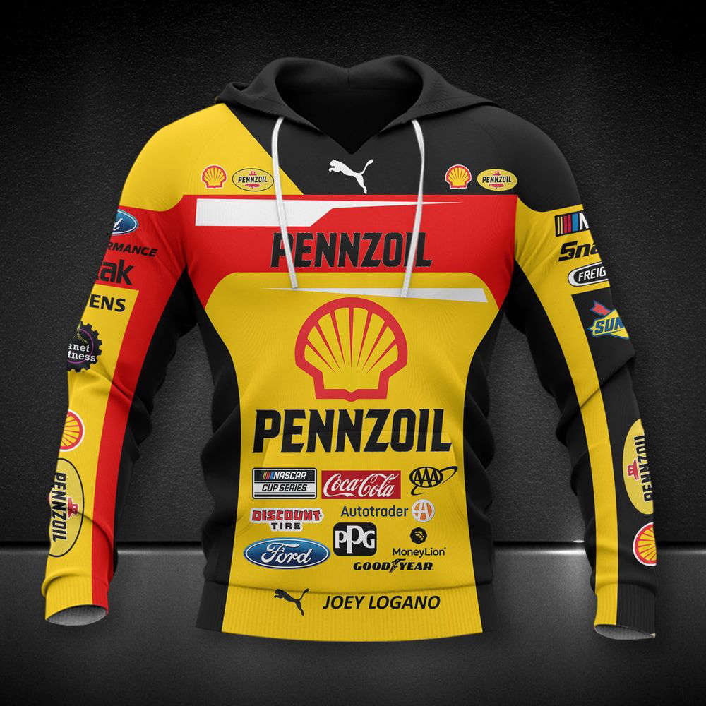 Joey Logano – Team Penske Printing Hoodie, For Men And Women